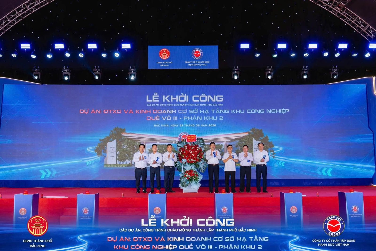 Lễ khởi công KCN Quế Võ III – Phân khu 2 · 22/09/2026