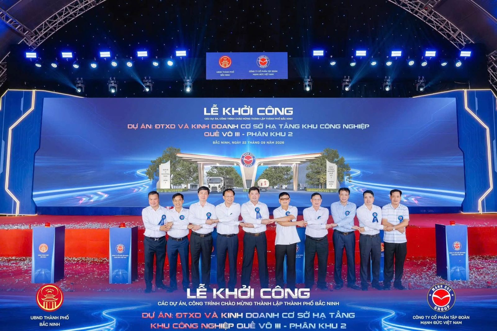 Lễ khởi công KCN Quế Võ III – Phân khu 2 · 22/09/2026