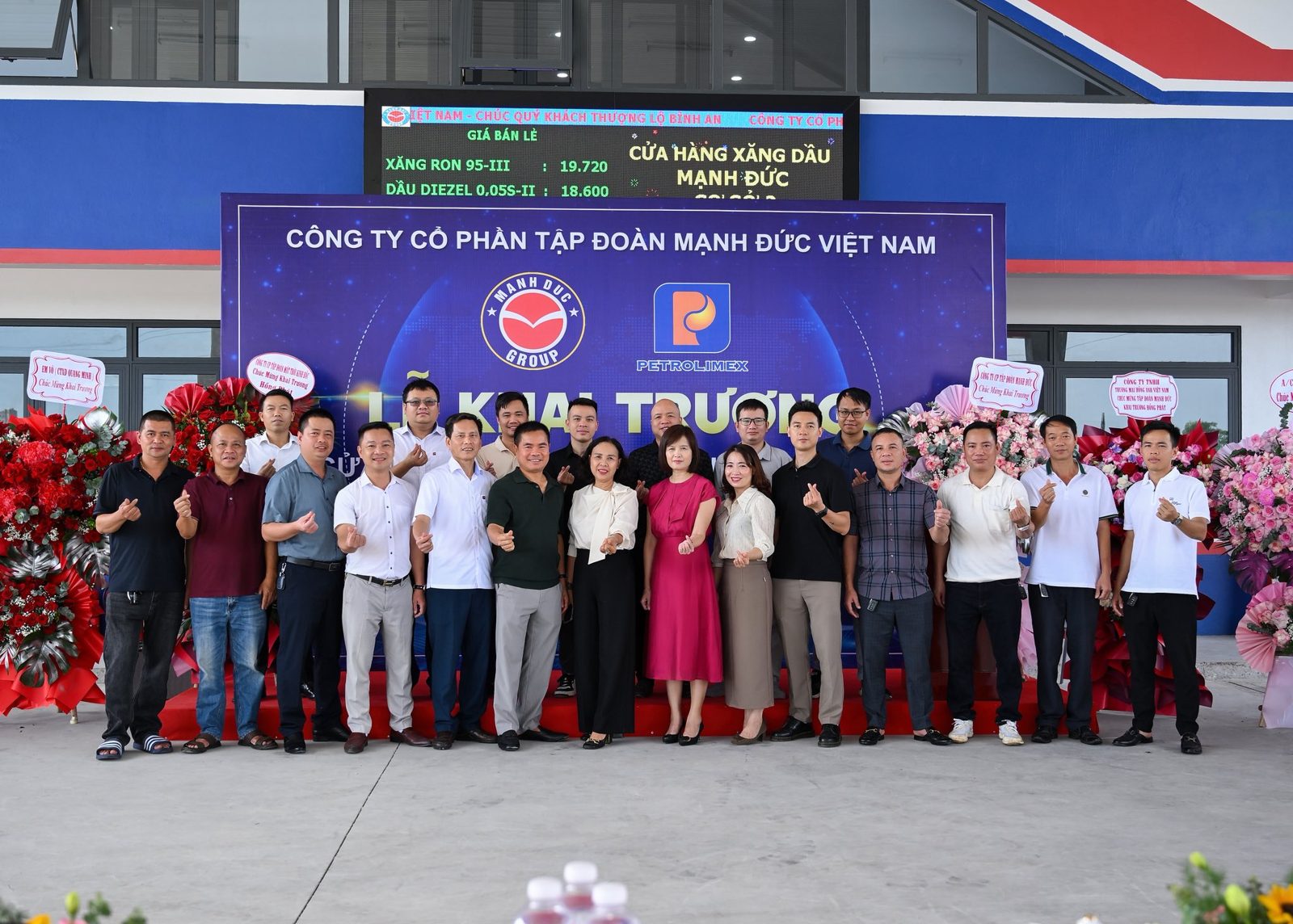 Khai trương Cửa hàng Xăng dầu Mạnh Đức – Cơ sở 2