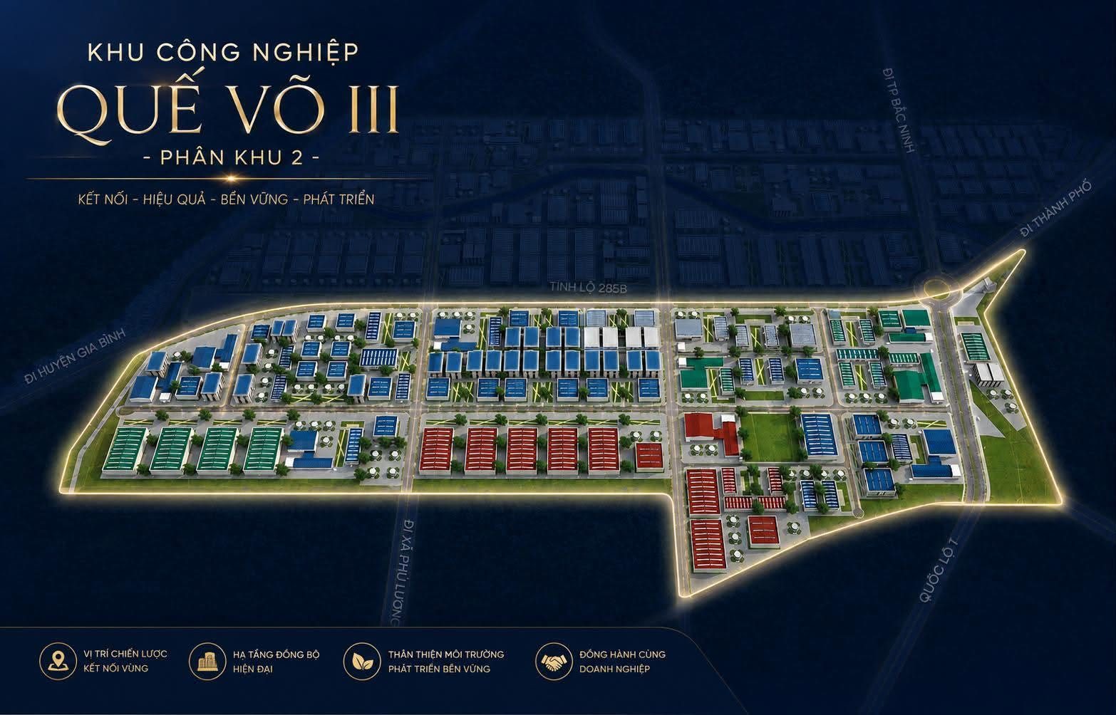 Quy hoạch KCN Quế Võ III – Phân khu 2
